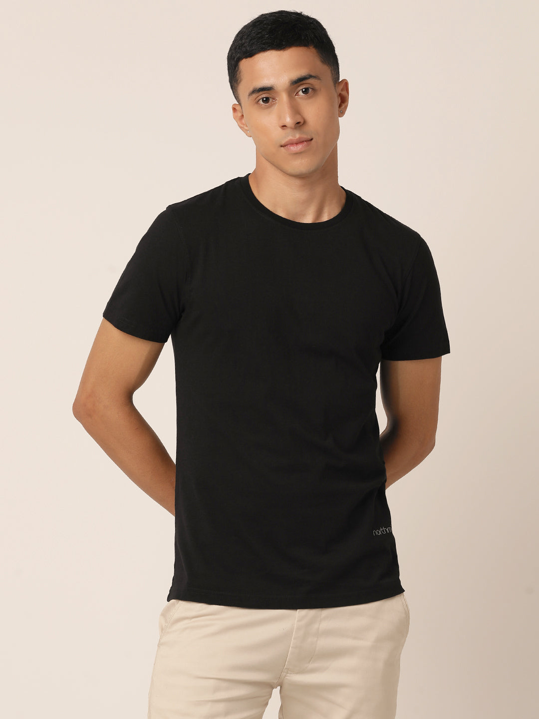 Black crew hotsell neck undershirt